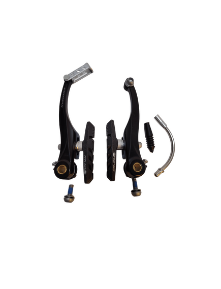 Frana spate V-Brake Lee Chi TX117 + EN-289MWH, 108 mm,logo Promax, aluminiu, Negru Frana spate V-Brake Lee Chi TX117 + EN-289MWH, 108 mm,logo Promax, aluminiu, Negru