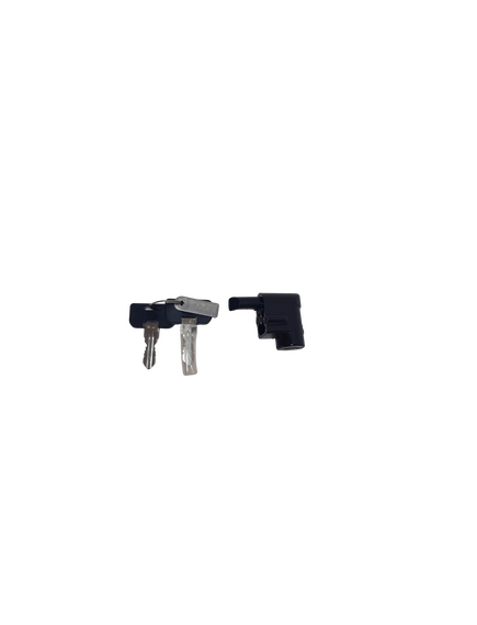 Incuietoare baterie semiintegrata Porta Power, mecanica, cu 2 chei, negru