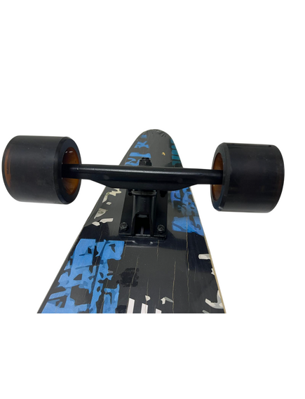 Longboard Nils Extreme - 103 x 25 Cm, Negru-Albastru