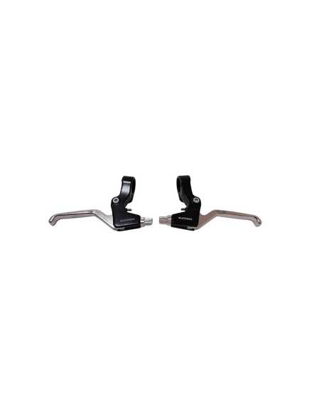 Maneta frana staga/dreapta Alhonga HJ-327ADV, 3 degete, aluminiu, negru-argintiu Maneta frana staga/dreapta Alhonga HJ-327ADV, 3 degete, aluminiu, negru-argintiu