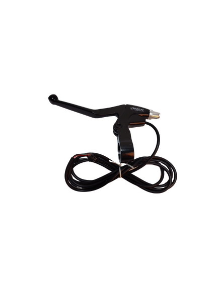 Maneta frana stanga e-bike Bafang, cablu 1600 mm, plastic/aluminiu, Negru