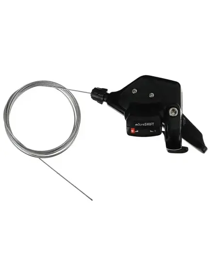Maneta schimbator dreapta 9 viteze Microshift TS71-9R, 2100mm, negru Maneta schimbator dreapta 9 viteze Microshift TS71-9R, 2100mm, negru