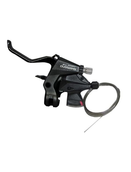Maneta schimbator si frana stanga Shimano Altus ST M310, 3 viteze, cablu 1800 mm, negru