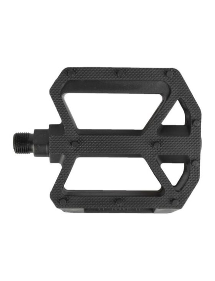 Pedale BMX Feimin FP 850, plastic, cu rulmenti, 107 × 103 mm, filet 1/2 inch, cu reflectoare, negre