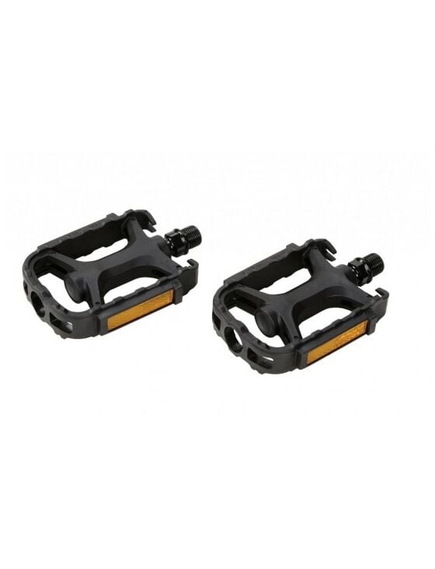 Pedale MTB VP 895, corp polipropilena, ax otel bor 9/16, 105 × 85 mm, negre