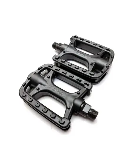 Pedale plastic city/trekking SP-877, set, stanga+dreapta, negru Pedale plastic city/trekking SP-877, set, stanga+dreapta, negru