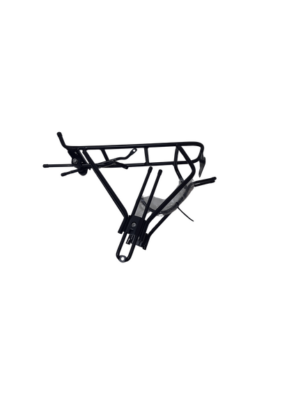 Portbagaj bicicleta spate HGYJ L4, 28 inch, aluminiu, negru, cu suport lumina spate 80 mm, clema si suport curea, prindere pe cadru 210 mm Portbagaj bicicleta spate HGYJ L4, 28 inch, aluminiu, negru, cu suport lumina spate 80 mm, clema si suport curea, prindere pe cadru 210 mm