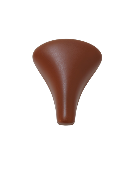 Sa bicicleta Selle Royal Holland Retro unisex 8073, maro deschis, arcuri si sine argintii, fara clema