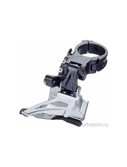 Schimbator fata 2 foi 10 viteze Shimano Deore FD M618 H, colier 34,9 mm, negru