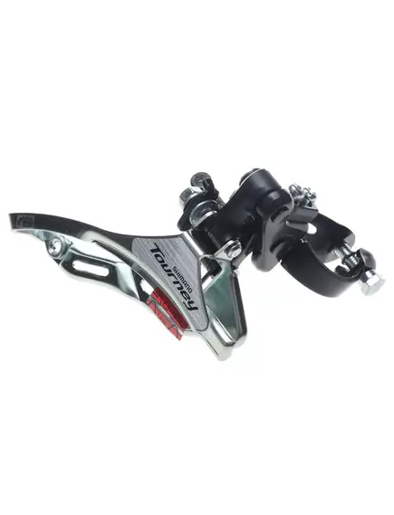 Schimbator fata 3x6/7 viteze Shimano Tourney AFDTY300DSTM6, SIS, 42T, tragere sus, argintiu Schimbator fata 3x6/7 viteze Shimano Tourney AFDTY300DSTM6, SIS, 42T, tragere sus, argintiu