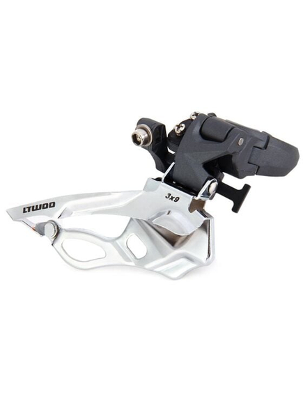 Schimbator fata 8 viteze L-Twoo FD V5108, Dual Pull, colier cu adaptor 31,8 mm, 32T
