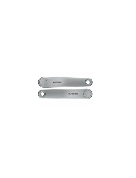 Set brate pedalier Shimano FC E5000, 170 mm, patrat, argintiu