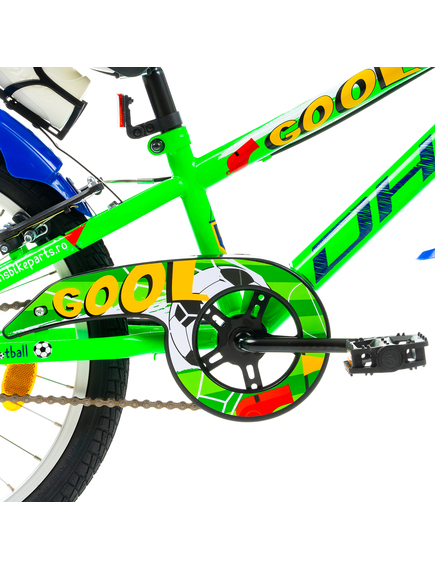 Bicicleta Copii DHS Football - 20 Inch, Verde