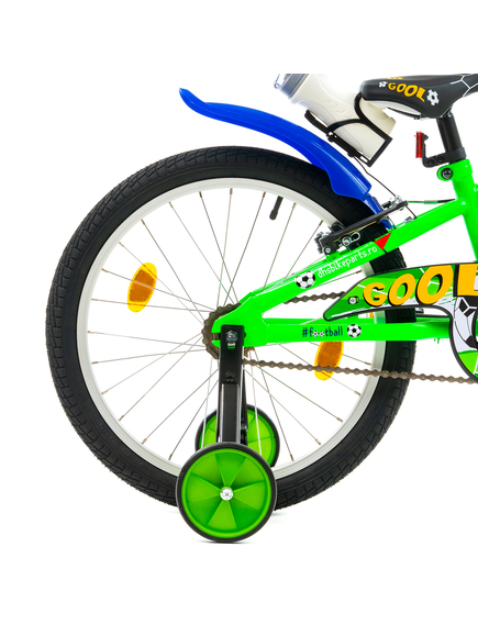 Bicicleta Copii DHS Football - 20 Inch, Verde
