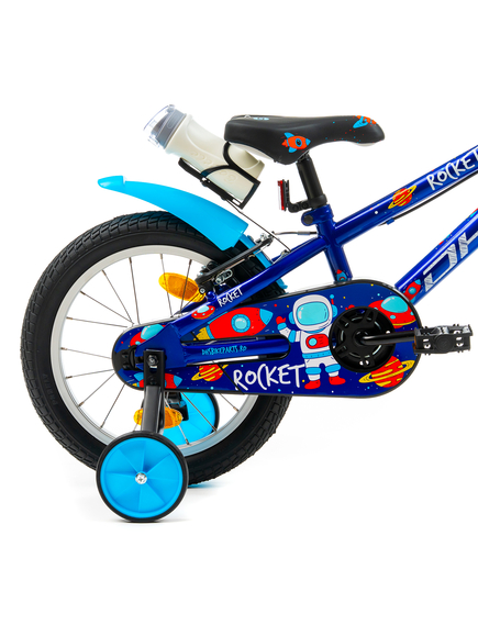 Bicicleta Copii DHS Rocket - 16 Inch, Albastru