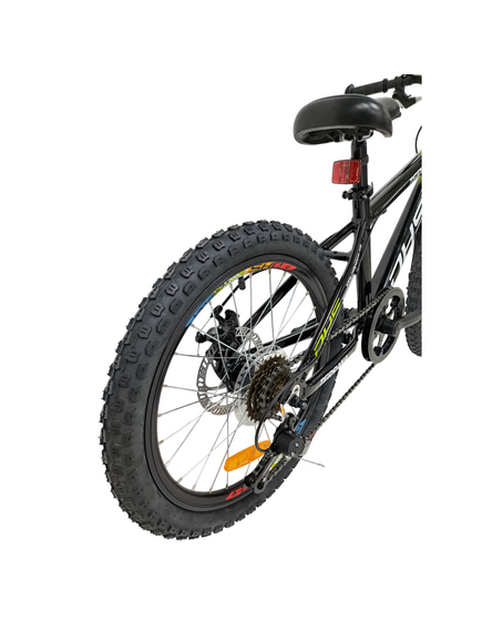 Bicicleta Copii Dhs Terrana 2023, model 2026 - 20 Inch, Negru-Verde