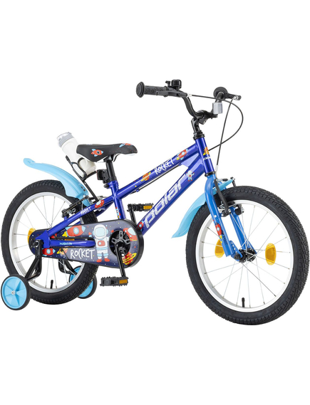 Bicicleta Copii Polar 2024 Rocket - 18 Inch, Albastru