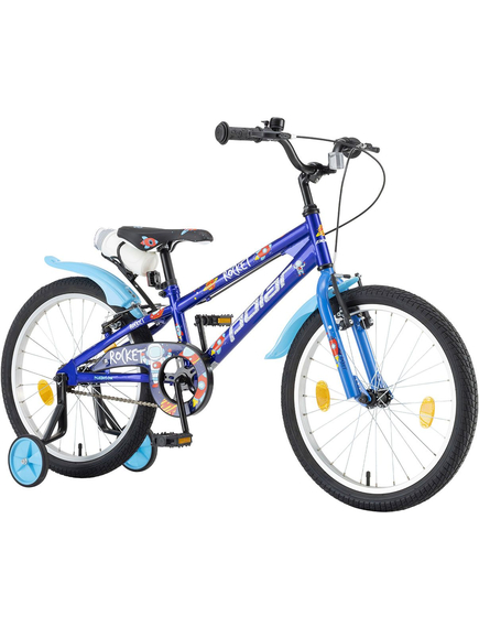 Bicicleta Copii Polar 2024 Rocket - 20 Inch, Albastru
