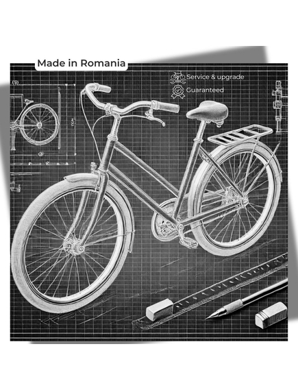 Bicicleta electrica Devron 28220 - 28 inch, M, Albastru