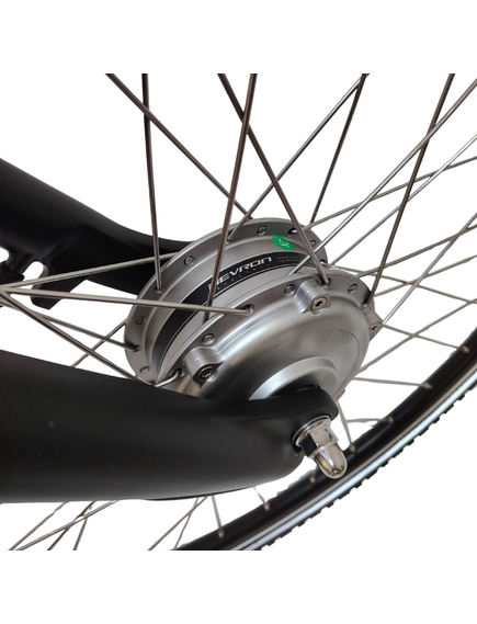 Bicicleta electrica Devron 28220 - 28 inch, Vbrake, M, Negru