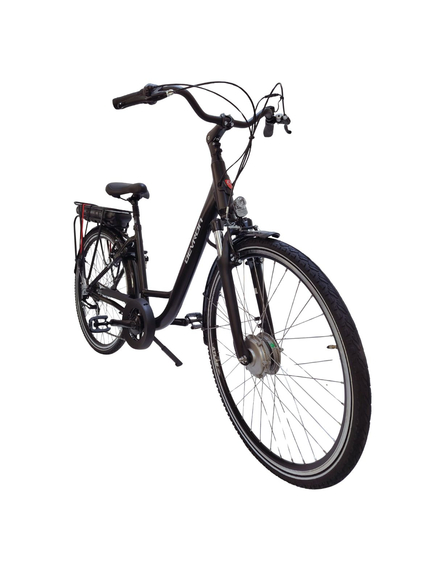 Bicicleta electrica Devron 28220 - 28 inch, Vbrake, M, Negru