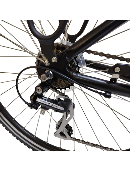 Bicicleta electrica Devron 28220 - 28 inch, Vbrake, M, Negru