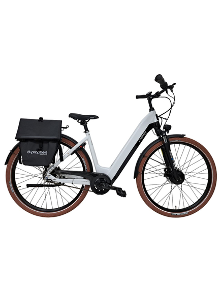 Bicicleta electrica Prophete 52342 - 28 inch, M, Alb-Negru