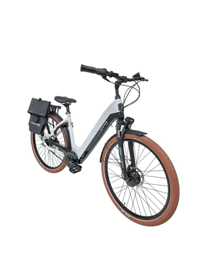 Bicicleta electrica Prophete 52342 - 28 inch, M, Alb-Negru