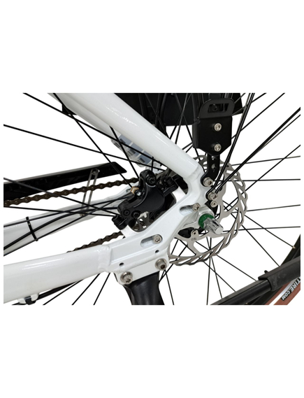 Bicicleta electrica Prophete 52342 - 28 inch, M, Alb-Negru