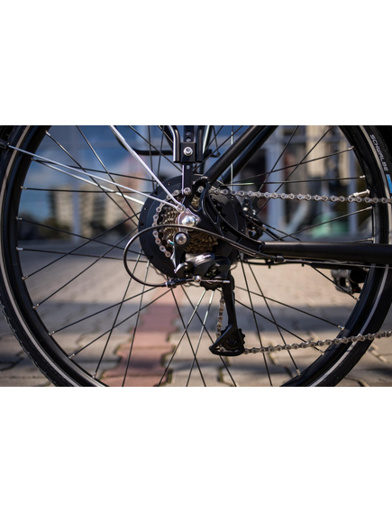 Bicicleta electrica Prophete 52581 - 28 inch, L, Negru