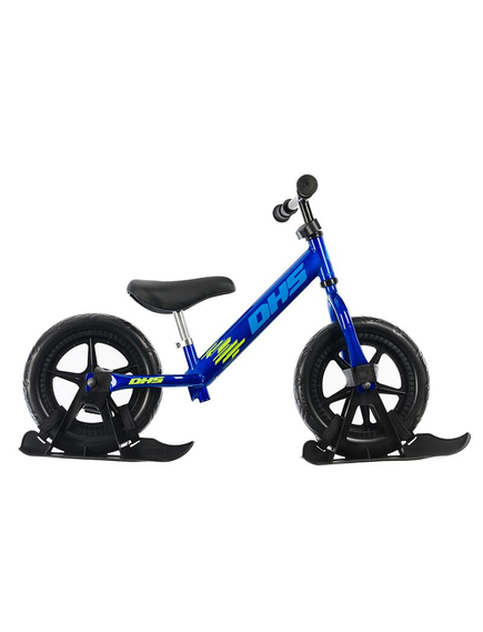 Bicicleta fara pedale DHS RIDE-ON Albastru, kit ski inclus