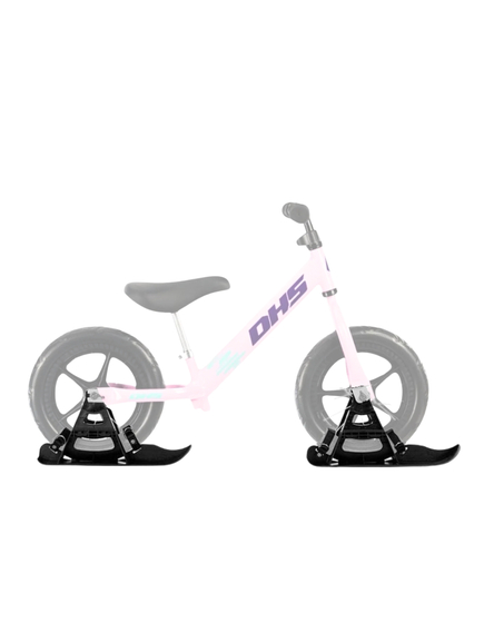 Bicicleta fara pedale DHS RIDE-ON Roz, kit ski inclus