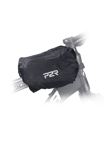 Borseta Cadru Bicicleta P2R TWINNER, cu husa telefon, Negru
