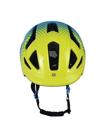 Casca Ciclism Copii P2R MASCOT- 52-56 cm,S, Galben- Albastru