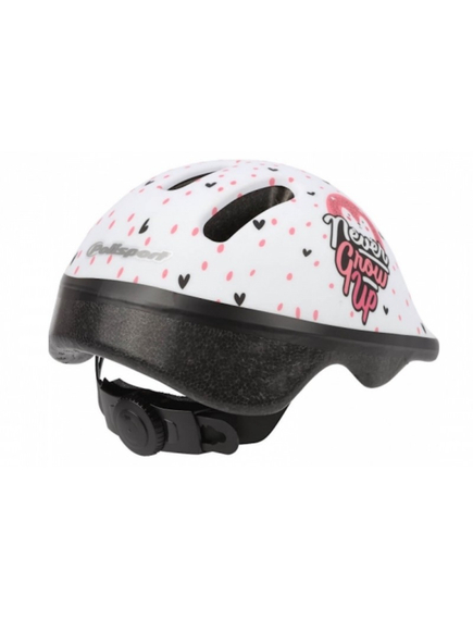 Casca Ciclism Copii Polisport Hoggy - 44-48 cm, XXS, Alb-Roz - Reambalat