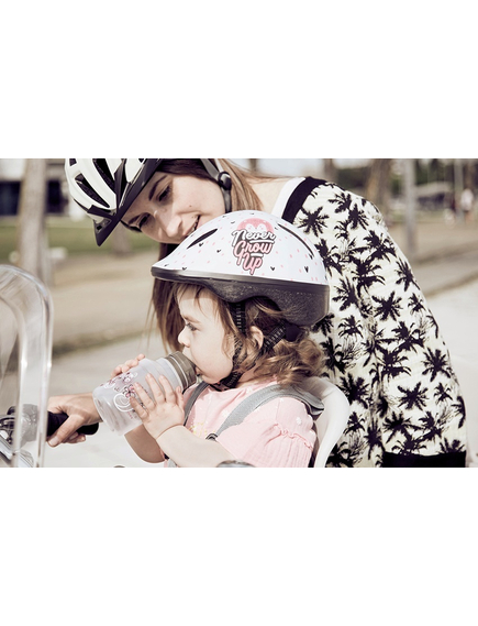 Casca Ciclism Copii Polisport Hoggy - 44-48 cm, XXS, Alb-Roz - Reambalat