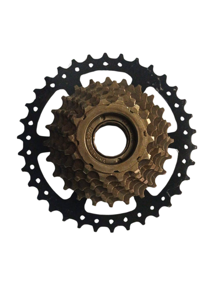 Pinion 7 viteze KFW-774-C, secvential, 14-34T, negru