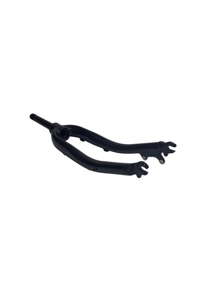 Furca 700C rigida, aluminiu, albastru-gri