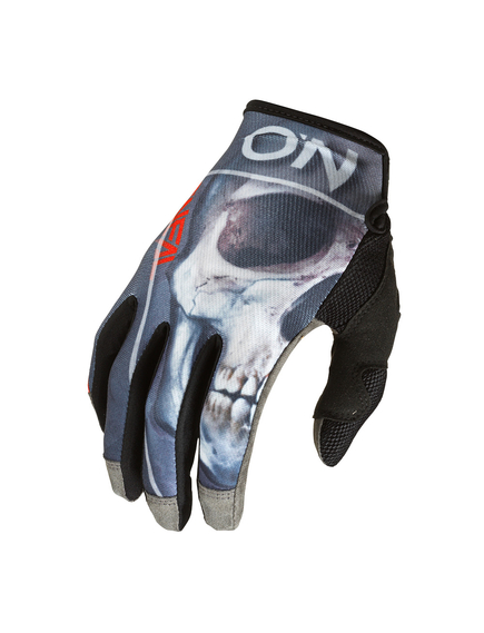 Manusi Ciclism O'Neal Mayhem Bones V.22 - M/8.5, Negru-Rosu - Reambalat