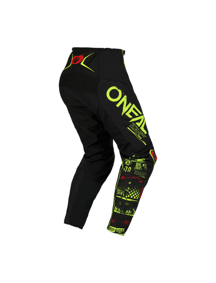 Pantaloni Ciclism O'Neal Element Attack V.23 - 42/58, Negru-Galben Neon - Reambalat