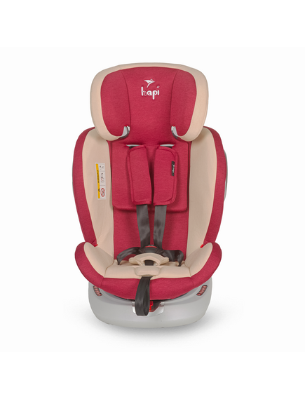 Scaun auto copii rotativ, cu Isofix Hapi Ozy, 0-36 Kg - Rosu, imaginea nr. 7