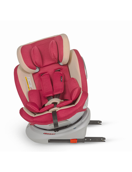 Scaun auto copii rotativ, cu Isofix Hapi Ozy, 0-36 Kg - Rosu, imaginea nr. 5