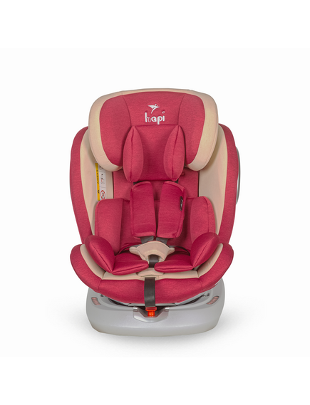 Scaun auto copii rotativ, cu Isofix Hapi Ozy, 0-36 Kg - Rosu, imaginea nr. 4