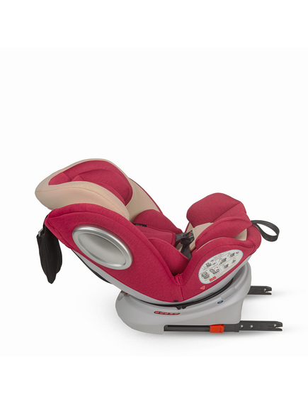 Scaun auto copii rotativ, cu Isofix Hapi Ozy, 0-36 Kg - Rosu, imaginea nr. 8