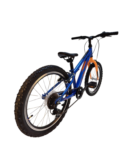 Bicicleta Copii DHS Sonic - 20 Inch, Albastru-Portocaliu