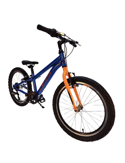 Bicicleta Copii DHS Sonic - 20 Inch, Albastru-Portocaliu