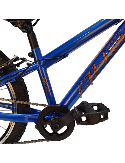 Bicicleta Copii DHS Sonic - 20 Inch, Albastru-Portocaliu