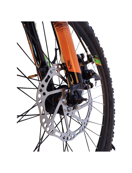 Bicicleta Copii DHS Sonic FS Disc - 24 inch, Verde