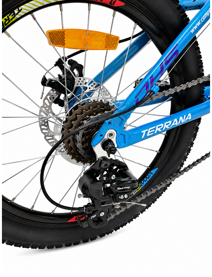 Bicicleta Copii Dhs Terrana 2023, model 2026 - 20 Inch, Albastru-Violet