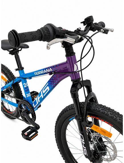 Bicicleta Copii Dhs Terrana 2023, model 2026 - 20 Inch, Albastru-Violet